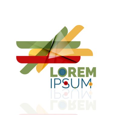 Soyut geometrik iş simgesi