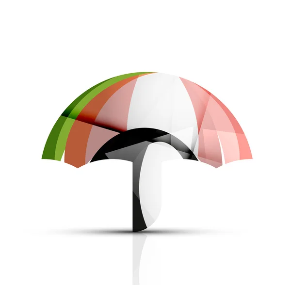 Логотип зонтичной защиты — стоковый вектор