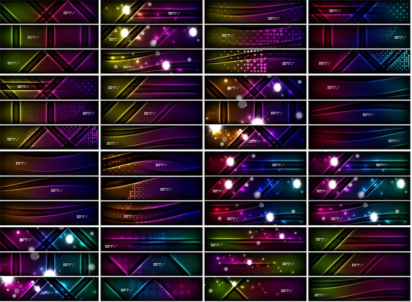 Space abstract backgrounds — Stok Vektör