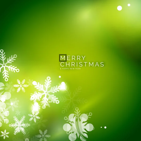 Holiday green abstract background — Stock Vector