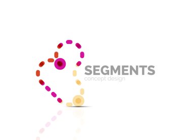 soyut geometrik logosu