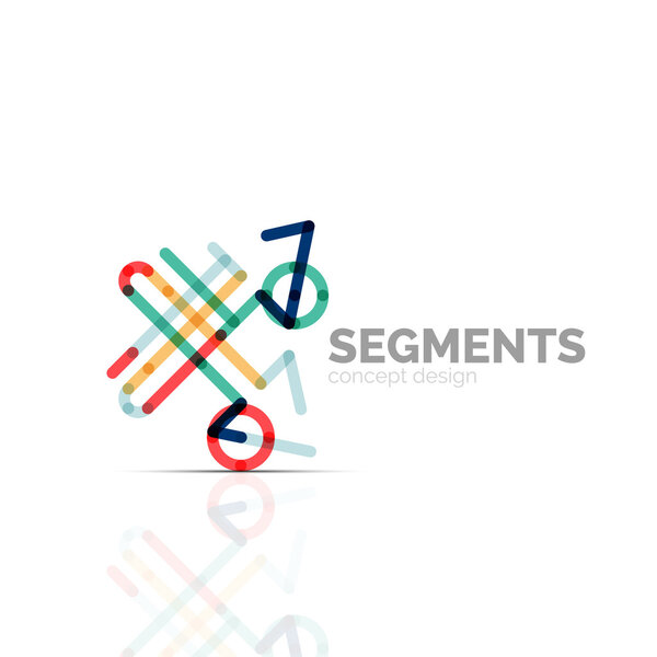 Arrow icon vector logo.