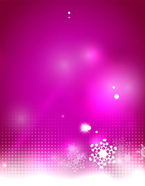 Christmas purple abstract background — Stock Vector