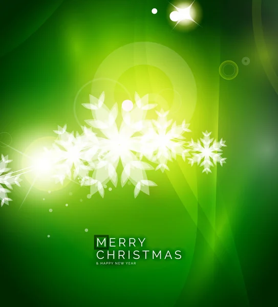 Weihnachten grün abstrakten Hintergrund — Stockvektor