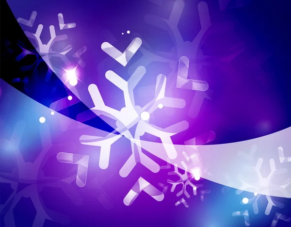 Vánoční fialové abstraktní pozadí — Stockový vektor
