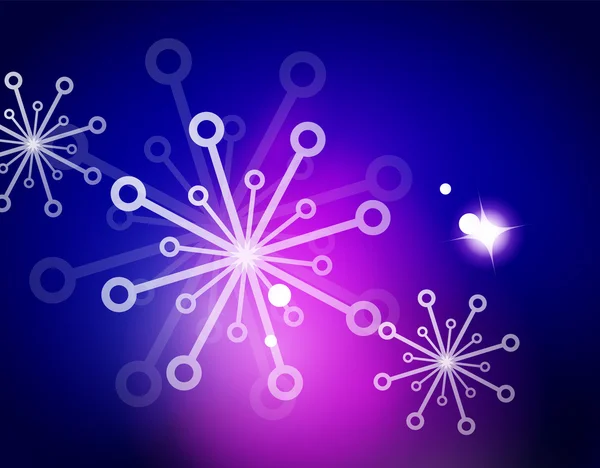 Різдвяний фіолетовий абстрактний фон — стоковий вектор