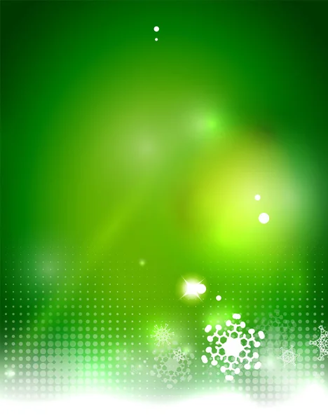Christmas green abstract background — Stock Vector