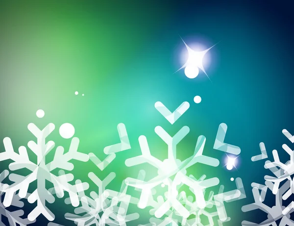 Vánoční modré pozadí abstraktní — Stockový vektor