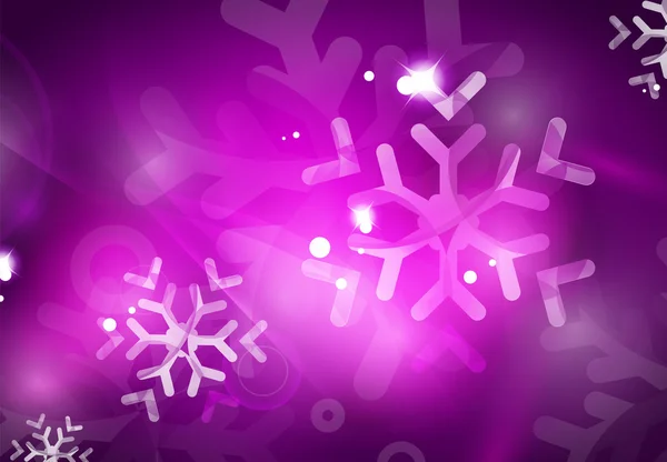 Christmas purple abstract background — Stock Vector