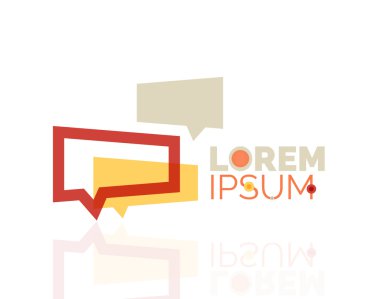 Soyut geometrik iş simgesi