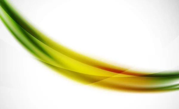 Línea de onda colorida, fondo abstracto — Vector de stock