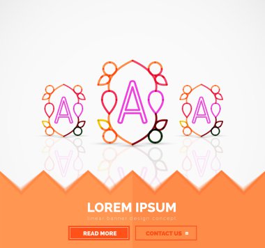 inear hipster floral icon