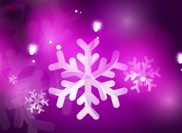 Christmas purple abstract background — Stock Vector