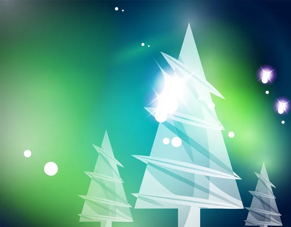 Jul blå abstrakt bakgrund — Stock vektor