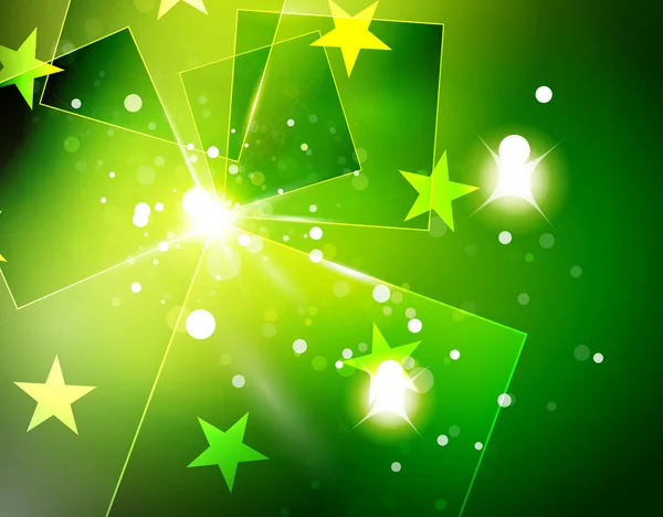 Jul grön abstrakt bakgrund抽象的な背景が緑のクリスマス — Stock vektor
