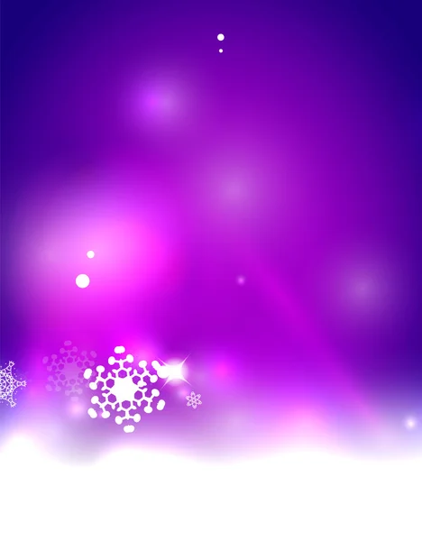 Noël violet fond abstrait — Image vectorielle