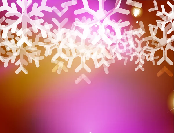 Kerstmis gele abstracte achtergrond — Stockvector