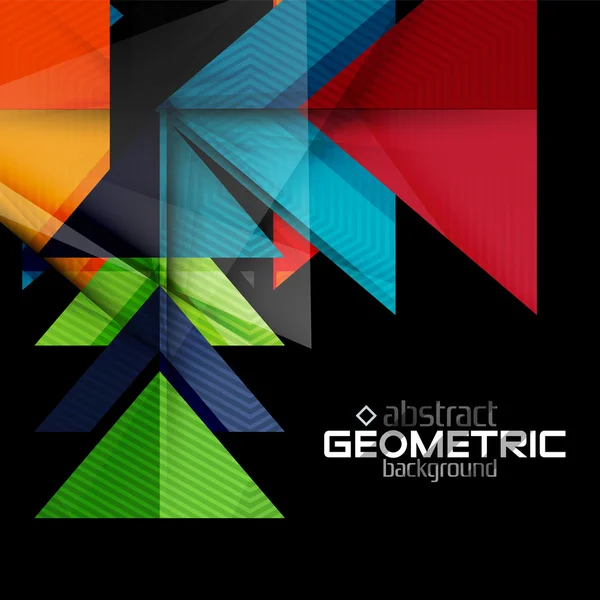 Papel texturizado formas geométricas en negro — Vector de stock