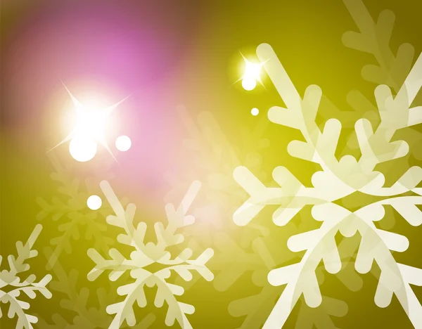 Вектор Веселого Різдва абстрактний фон, сніжинки в повітрі — стоковий вектор