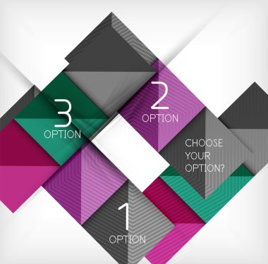 Kağıt tarzı tasarım şablonları, kare arka plan, geometrik düzen