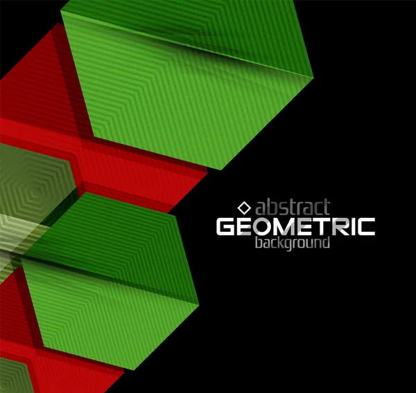 Siyah dokulu kağıt geometrik şekiller — Stok Vektör