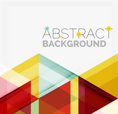 vektör üçgen arka plan