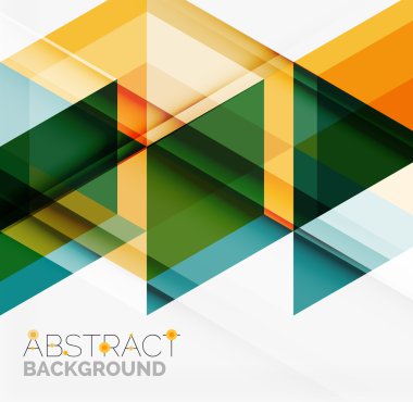 vektör üçgen arka plan