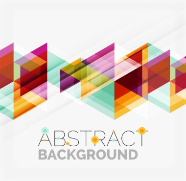 vektör üçgen arka plan