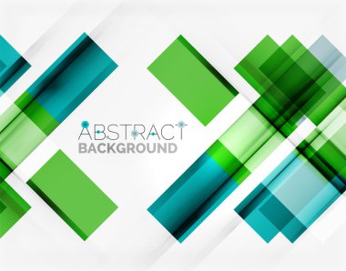 Düz parlak geometrik tasarım hatları