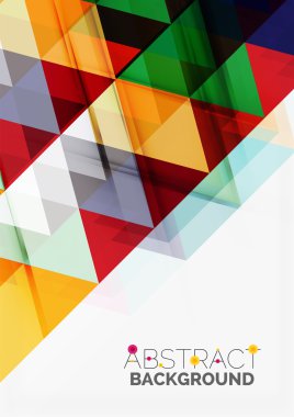 vektör üçgen arka plan