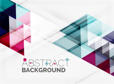 vektör üçgen arka plan