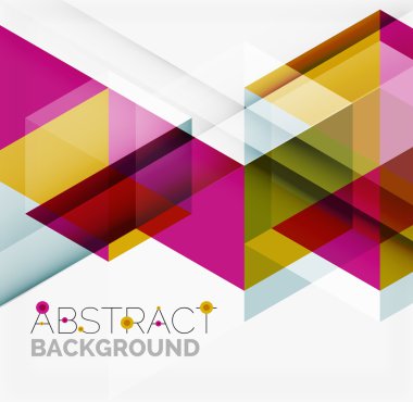 vektör üçgen arka plan