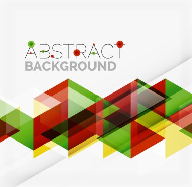 vektör üçgen arka plan