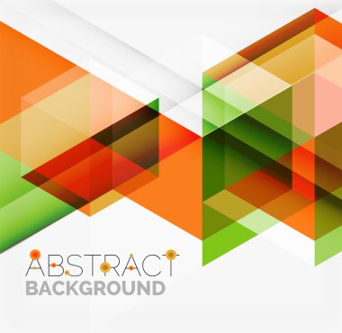 vektör üçgen arka plan