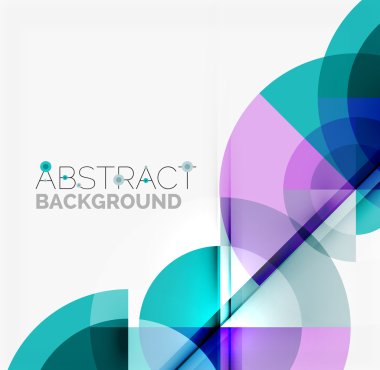 Geometrik tasarım arka plan - daireler