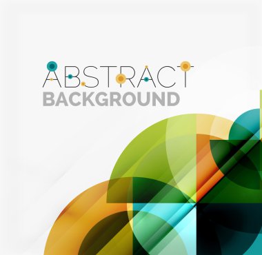 Geometrik tasarım arka plan - daireler