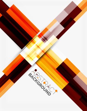 Geometrik tasarım arka plan, beyaz üzerine düz çizgiler