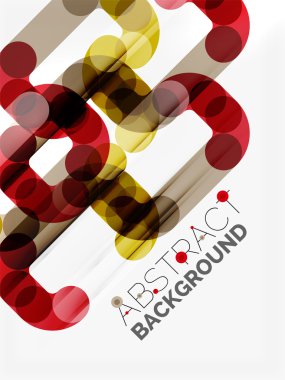 Geometrik vektör arka plan, daire şekilleri