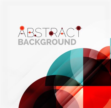 Geometrik tasarım arka plan - daireler