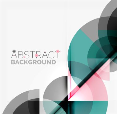 Geometrik tasarım arka plan - daireler