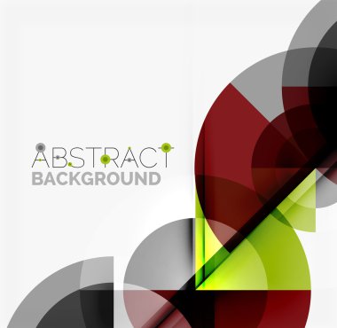 Geometrik tasarım arka plan - daireler