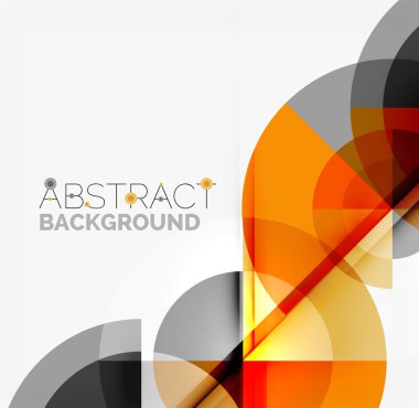 Geometrik tasarım arka plan - daireler