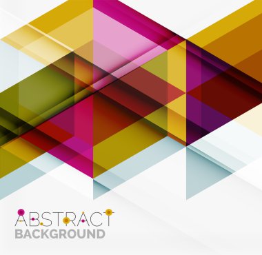 vektör üçgen arka plan