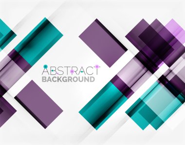 Düz parlak geometrik tasarım hatları