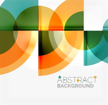 Geometrik tasarım arka plan - daireler