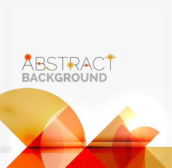 Geometrisches Design abstrakter Hintergrund - Kreise — Stockvektor