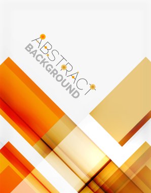 Düz parlak geometrik tasarım hatları