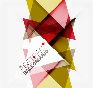 Minimalist geometrik arka plan