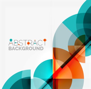 Geometrik tasarım arka plan - daireler