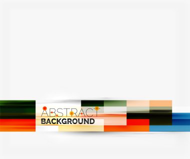 Geometrik tasarım arka plan, beyaz üzerine düz çizgiler